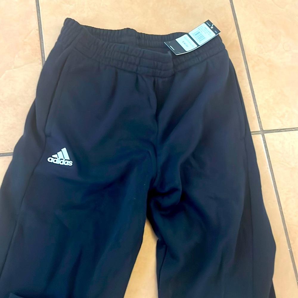 Boys black sweats size large 14/16 brand new